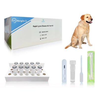 Lyme Test for Dogs, Canine Tick Diagnostic Health Testing Kit, Pack of 10, Lyme-10