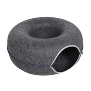 Donut Cat Bed for 2 Cats Pet Cat Tunnel Toys