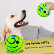 Pet Dog Toy Ball Wobble Wag Giggle Ball Interactive Dog Toy Chew Toy Giggle Sounds Toy When Rolled or Shaken For Pet Dog Fun