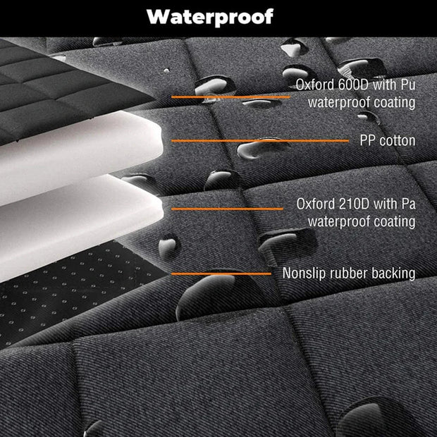 Waterproof Dog Car Seat Cover Pad Double-sided Fabric Kennel Pet Supplies Travel Car Seat Protector Anti-scratch Mat