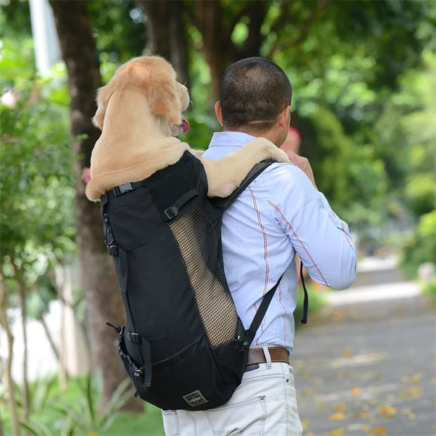 Strong Nylon Dog Carrier Backpack for Small Medium Dogs High Quality Breathable Cycling Backpack for Outdoor Travel Pet Supplies