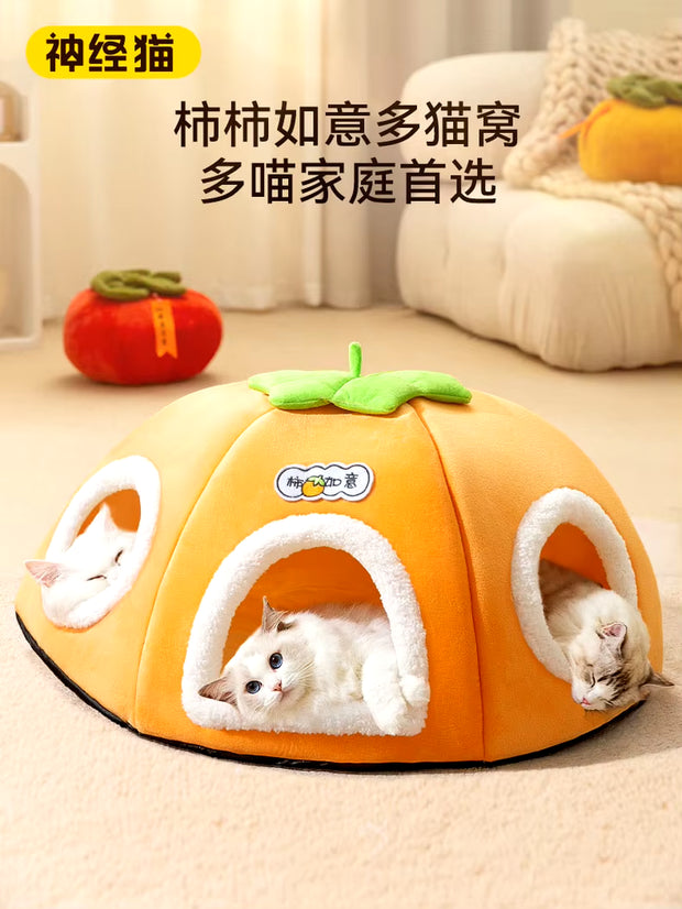 Cat'S Nest Warm in Winter, Multiple Cats Closed, Four Seasons Universal Cat House, Winter Cat Safety, Avoidance Tunnel House